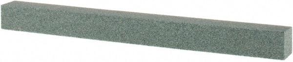 Tru-Maxx - 150 Grit Aluminum Oxide Square Polishing Stone - Very Fine Grade, 1/2" Wide x 6" Long x 1/2" Thick - Exact Tool & Supply