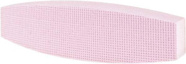 Tru-Maxx - 120 Grit Aluminum Oxide Boat (Shape) Polishing Stone - Fine Grade, 2-1/2" Wide x 9" Long x 1-1/2" Thick - Exact Tool & Supply