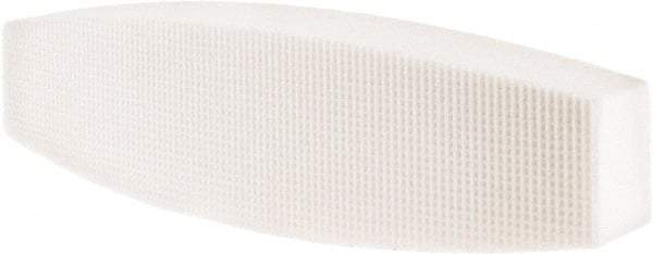 Tru-Maxx - 60 Grit Aluminum Oxide Boat (Shape) Polishing Stone - Medium Grade, 2-1/2" Wide x 9" Long x 1-1/2" Thick - Exact Tool & Supply