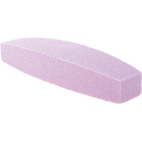 Tru-Maxx - 60 Grit Aluminum Oxide Boat (Shape) Polishing Stone - Medium Grade, 2-1/2" Wide x 9" Long x 1-1/2" Thick - Exact Tool & Supply