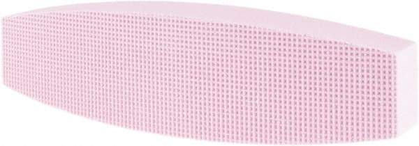 Tru-Maxx - 100 Grit Aluminum Oxide Boat (Shape) Polishing Stone - Fine Grade, 2-1/2" Wide x 9" Long x 1-1/2" Thick - Exact Tool & Supply