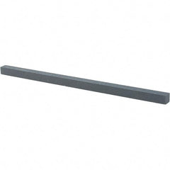 Tru-Maxx - 320 Grit Silicon Carbide Square Polishing Stone - Extra Fine Grade, 1/4" Wide x 6" Long x 1/4" Thick - Exact Tool & Supply