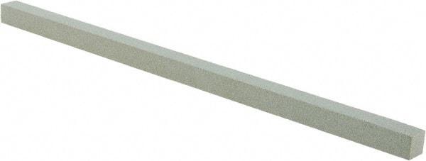 Tru-Maxx - 320 Grit Silicon Carbide Square Polishing Stone - Extra Fine Grade, 1/4" Wide x 6" Long x 1/4" Thick - Exact Tool & Supply