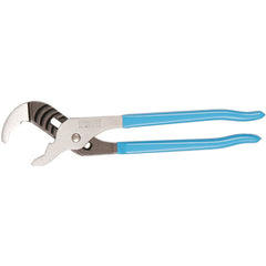 Tongue & Groove Pliers - V Jaw - Model 422 Comfort Grip 1 1/2″ Capacity 9 1/2″ Long - Exact Tool & Supply