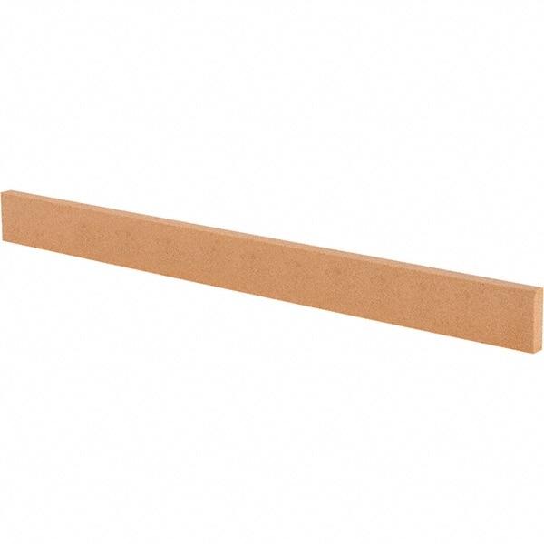 Tru-Maxx - 320 Grit Aluminum Oxide Rectangular Polishing Stone - Extra Fine Grade, 1/2" Wide x 6" Long x 1/8" Thick - Exact Tool & Supply