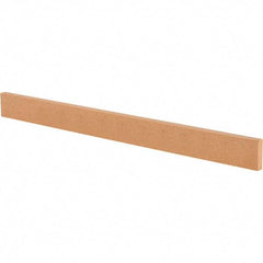 Tru-Maxx - 320 Grit Aluminum Oxide Rectangular Polishing Stone - Extra Fine Grade, 1/2" Wide x 6" Long x 1/8" Thick - Exact Tool & Supply