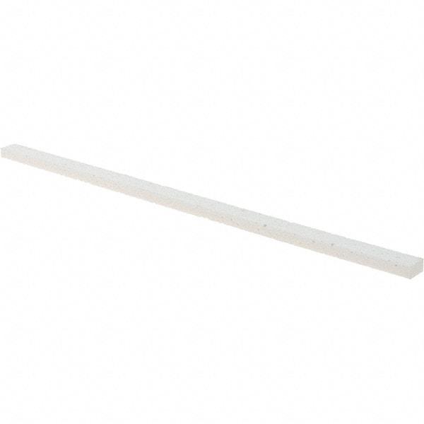 Tru-Maxx - 400 Grit Aluminum Oxide Rectangular Polishing Stone - Super Fine Grade, 1/4" Wide x 6" Long x 1/8" Thick - Exact Tool & Supply