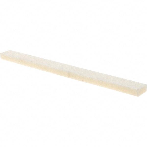 Tru-Maxx - 150 Grit Aluminum Oxide Rectangular Polishing Stone - Very Fine Grade, 1/2" Wide x 6" Long x 1/4" Thick, Oil Filled - Exact Tool & Supply