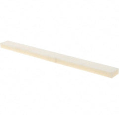 Tru-Maxx - 150 Grit Aluminum Oxide Rectangular Polishing Stone - Very Fine Grade, 1/2" Wide x 6" Long x 1/4" Thick, Oil Filled - Exact Tool & Supply