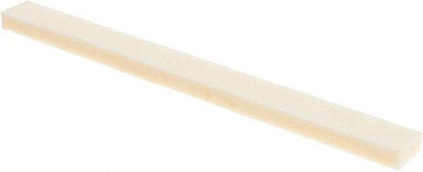 Tru-Maxx - 220 Grit Aluminum Oxide Rectangular Polishing Stone - Very Fine Grade, 1/2" Wide x 6" Long x 1/4" Thick, Oil Filled - Exact Tool & Supply