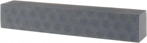 Tru-Maxx - 320 Grit Silicon Carbide Square Polishing Stone - Extra Fine Grade, 1" Wide x 6" Long x 1" Thick - Exact Tool & Supply