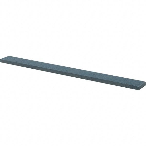 Tru-Maxx - 320 Grit Silicon Carbide Rectangular Polishing Stone - Extra Fine Grade, 1/2" Wide x 6" Long x 1/8" Thick - Exact Tool & Supply