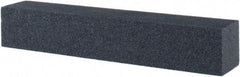 Tru-Maxx - 120 Grit Silicon Carbide Square Polishing Stone - Fine Grade, 1" Wide x 6" Long x 1" Thick - Exact Tool & Supply