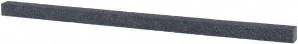 Tru-Maxx - 120 Grit Silicon Carbide Square Polishing Stone - Fine Grade, 1/4" Wide x 6" Long x 1/4" Thick - Exact Tool & Supply