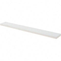 Tru-Maxx - 180 Grit Aluminum Oxide Rectangular Polishing Stone - Very Fine Grade, 1" Wide x 8" Long x 1/4" Thick - Exact Tool & Supply