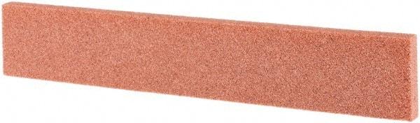 Tru-Maxx - 100 Grit Aluminum Oxide Rectangular Roughing Stone - Fine Grade, 1" Wide x 6" Long x 1/4" Thick - Exact Tool & Supply