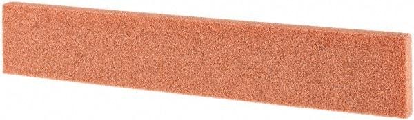 Tru-Maxx - 80 Grit Aluminum Oxide Rectangular Roughing Stone - Medium Grade, 1" Wide x 6" Long x 1/4" Thick - Exact Tool & Supply