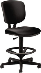 Hon - Swivel & Adjustable Stools Type: Adjustable Height Stool Base Type: Swivel - Exact Tool & Supply