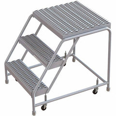 TRI-ARC - Rolling & Wall Mounted Ladders & Platforms Type: Rolling Warehouse Ladder Style: Rolling Safety Ladder - Exact Tool & Supply