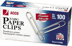 ACCO - 1-3/4" Wide Paper Fastener - Silver - Exact Tool & Supply