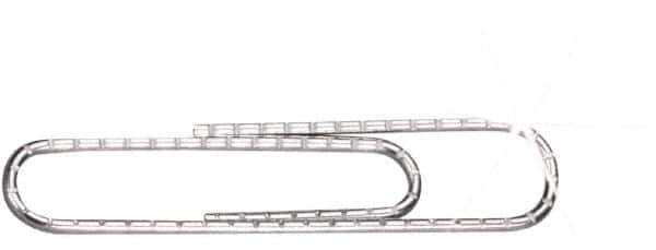 ACCO - 1-3/8" Wide Paper Fastener - Silver - Exact Tool & Supply