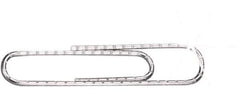 ACCO - 1-3/8" Wide Paper Fastener - Silver - Exact Tool & Supply