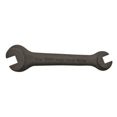 Martin Tools - Open End Wrenches; Wrench Type: Open End Wrench ; Tool Type: Set Screw Wrench ; Size (Inch): 5/16 x 3/8 ; Finish/Coating: Black Oxide ; Head Type: Open End; Square ; Overall Length (Inch): 5 - Exact Tool & Supply