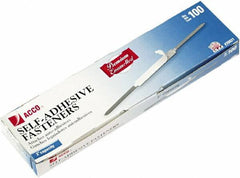 ACCO - 100 Piece Paper File Fasteners - 7.6" Long - Exact Tool & Supply