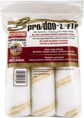 Wooster Brush - 1/2" Nap, 9" Wide Paint Roller - Semi-Rough Texture, Woven - Exact Tool & Supply
