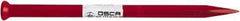 Osca - 12" OAL x 13/32" Blade Width Brick Chisel - Chrome Vanadium Steel Handle - Exact Tool & Supply