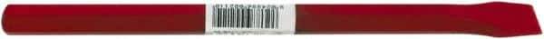 Osca - 12" OAL x 2-1/2" Blade Width Brick Chisel - Forged Steel Handle - Exact Tool & Supply