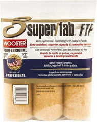 Wooster Brush - 1/2" Nap, 9" Wide Paint Roller - Semi-Rough Texture, Knitted - Exact Tool & Supply
