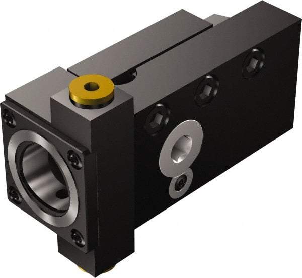 Sandvik Coromant - Right Hand Cut, Square Shank Lathe Modular Clamping Unit - 32mm Square Shank Diam, 20mm Square Shank Width, 3.74" OAL, Through Coolant - Exact Tool & Supply