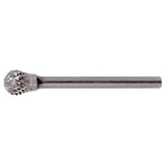 SD-9 Double Cut Solid Carbide Bur-Ball Shape - Exact Tool & Supply