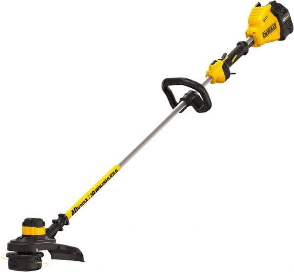 DeWALT - Battery String Trimmer - 15" Cutting Width, 40 Volts - Exact Tool & Supply