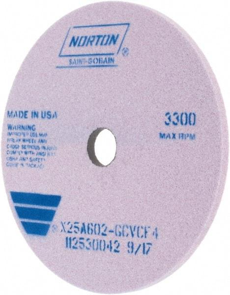 Norton - 250mm x 32mm Hole x 10mm Thick, G Hardness, 60 Grit Surface Grinding Wheel - Aluminum Oxide, Type 1 - Exact Tool & Supply