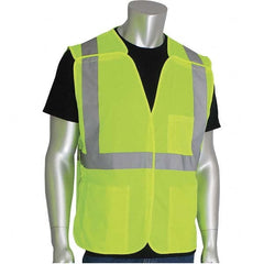 PIP - Size M Yellow Mesh Breakaway High Visibility Vest - Exact Tool & Supply