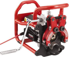 Ridgid - 15 to 45° Bevel Angle, 1/2 Plate, 4\x94 Pipe and Larger Bevel Capacity, 950 RPM, 1,495 Power Rating, Electric Beveler - 115 Volts, 13 Amps - Exact Tool & Supply