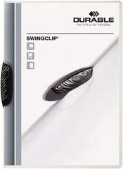DURABLE - 11" Long x 8" Wide Report Cover - Clear - Exact Tool & Supply