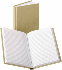 Boorum & Pease - 96 Sheet, 4-3/8 x 7", Memo Book (Side Bound) - Tan - Exact Tool & Supply