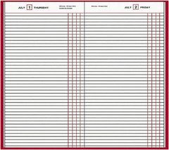 AT-A-GLANCE - 210 Sheet, 7-11/16 x 12-1/8", Composition Book - Red - Exact Tool & Supply