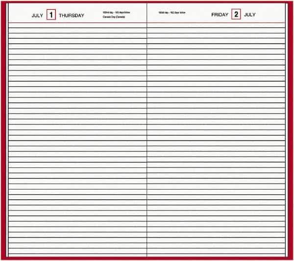 AT-A-GLANCE - 200 Sheet, 7-11/16 x 12-1/8", Composition Book - Red - Exact Tool & Supply