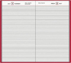 AT-A-GLANCE - 200 Sheet, 7-11/16 x 12-1/8", Composition Book - Red - Exact Tool & Supply