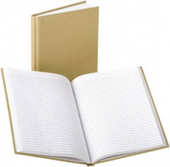 Boorum & Pease - 96 Sheet, 5-7/8 x 9", Memo Book (Side Bound) - Tan - Exact Tool & Supply