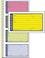 AT-A-GLANCE - 200 Sheet, 5-1/4 x 11", Call Book - Lime - Exact Tool & Supply