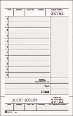 Adams Business Forms - 250 Sheet, 7-1/4 x 4-1/4", Guest Book - White - Exact Tool & Supply