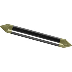 Made in USA - 6mm Cut Diam, 0.2362" Shank Diam, Cone Head Diamond Cut Burr - Carbide, 4mm LOC, 50mm OAL - Exact Tool & Supply