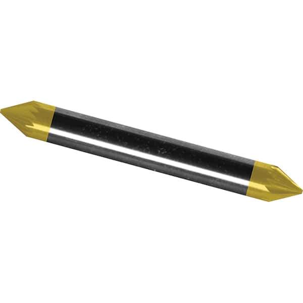 Made in USA - 6mm Cut Diam, 0.2362" Shank Diam, Cone Head Double Cut Burr - Carbide, 4mm LOC, 50mm OAL - Exact Tool & Supply
