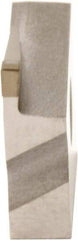 Sumitomo - 4125CGA Grade BN2000, 3.18mm Cutting Width PCBN Grooving Insert - 5mm Max Depth of Cut, Right Hand, 0.2007mm Corner Radius, Uncoated - Exact Tool & Supply