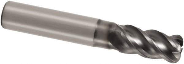 Seco - 10mm, 4 Flute, Single End, Solid Carbide, 0.4mm Corner Radius End Mill - 75mm OAL, 42° Helix, Right Hand Flute, 20mm LOC, Right Hand Cut, 30mm Extended Reach - Exact Tool & Supply